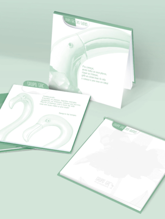 brinde bloco de notas grupo tal