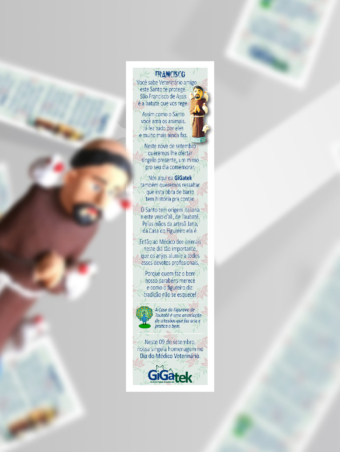 brinde gigatek dia do veterinario