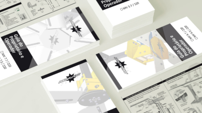 manuais de proprietário e usuário de equipamento industrial