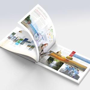 revista e publicação de turístico para navios de cruzeiro destino ilhabela