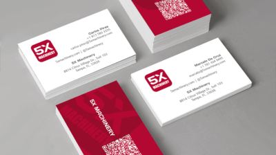 Cartão de visitas 5X machinery